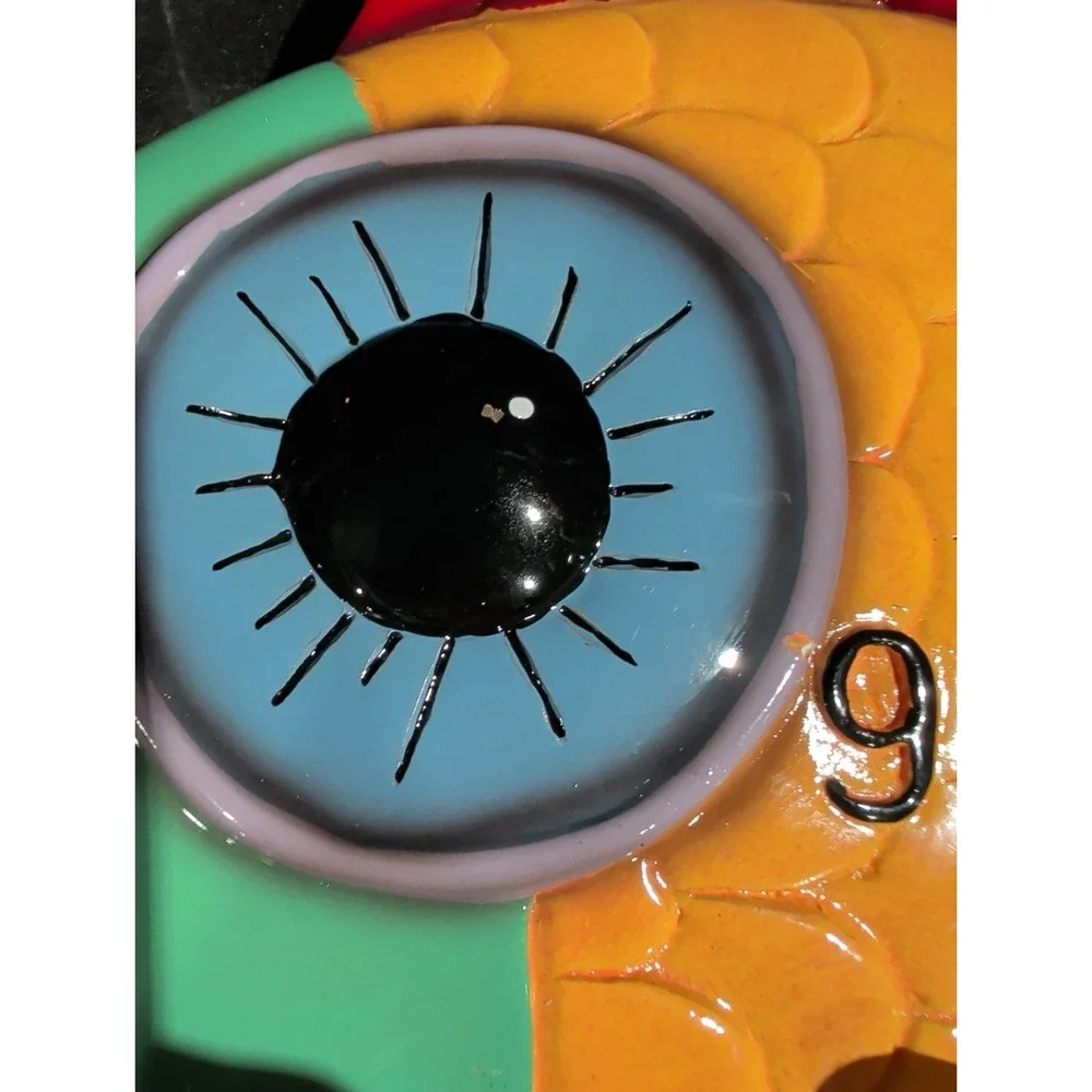 Allen Designs Wide-Eyed Fishy Shaped Wall Clock W/O Pendulum *Read*‎